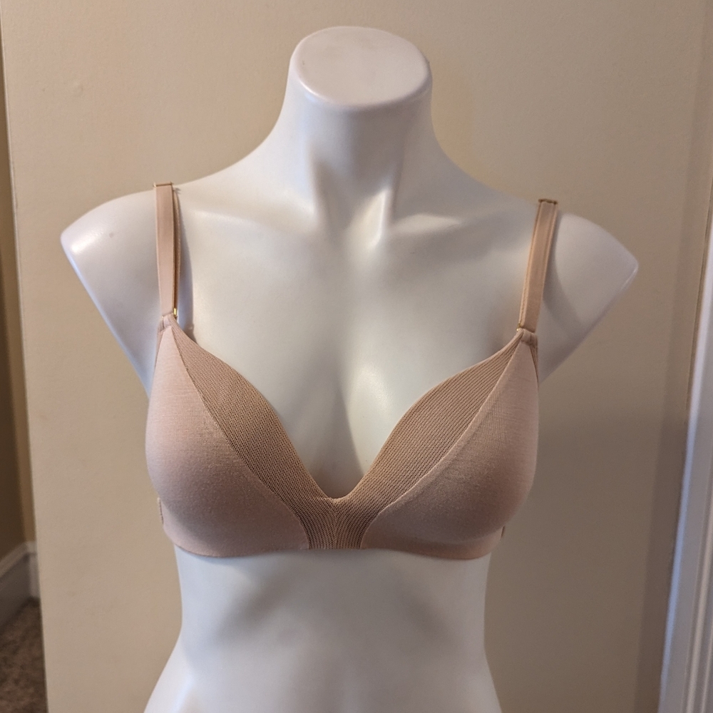 Lively almond color wireless bra size 34 B